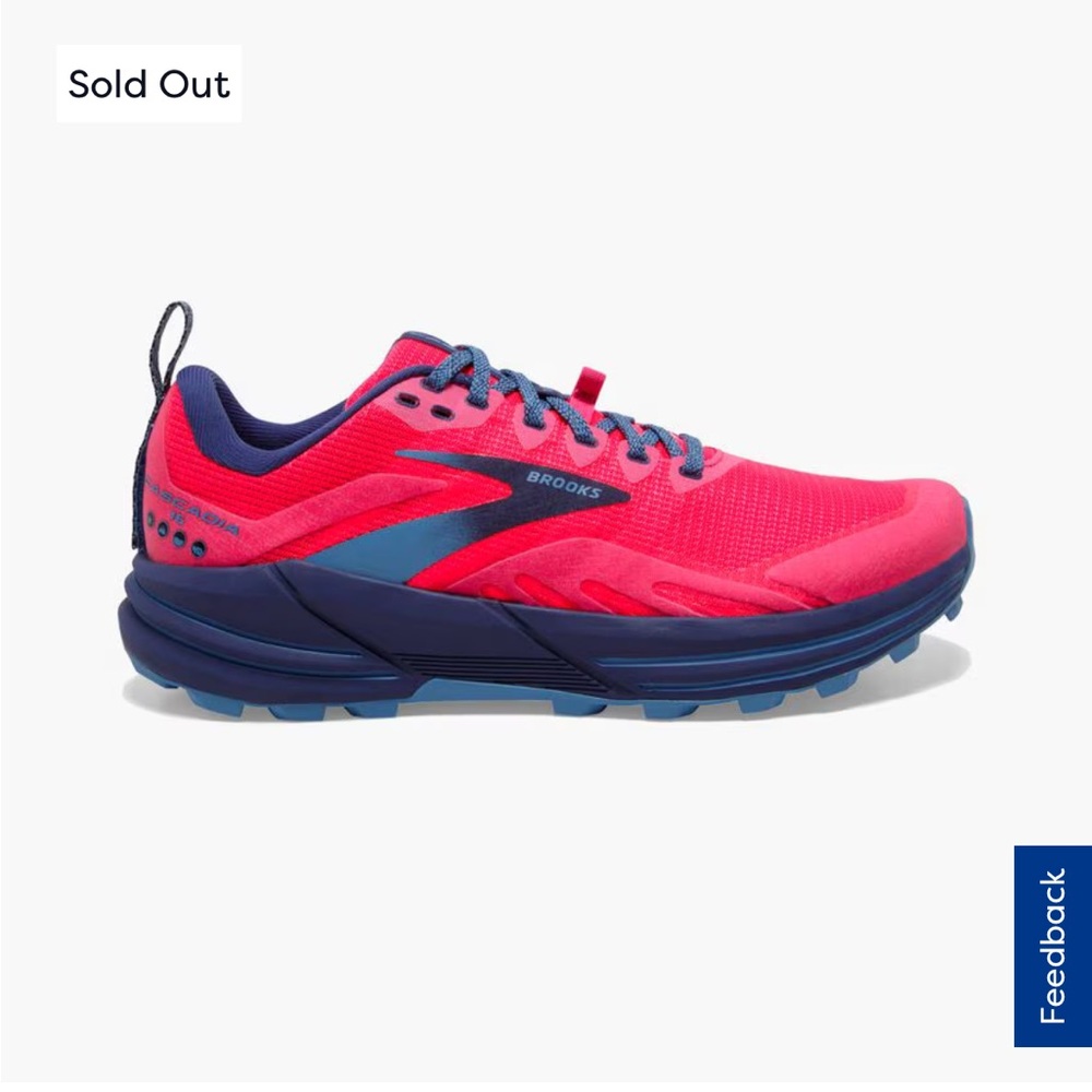 Brooks Women's Vibrant Pink and Navy Athletic Shoes